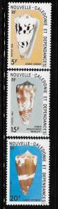 New Caledonia 1984 Seashells MNH