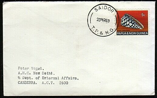 PAPUA NEW GUINEA 1969 cover - SAIDOR cds...................................18162