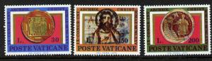 Vatican 579-81 MNH - Art, Miracle of Loaves & Fishes