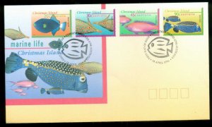 Christmas Is 1996 Marine Life IV, 20,30,45,90c FDC lot80200