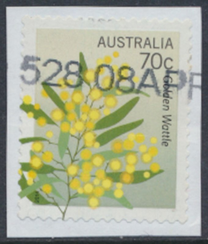 Australia SC# 4062 Flowers 2014 Used Golden Wattle details & scan