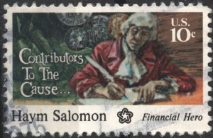 SC#1561 10¢ Contributors to the Cause: Haym Salomon (1975) Used