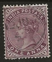 India ^ Scott # 38A - Used