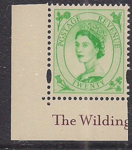 GB 2003 QE2 20p Green Wilding Collection 2nd Issue Ex M/S 2367 Umm ( G387 )