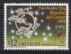 Uruguay stamp 1998 - World Post day