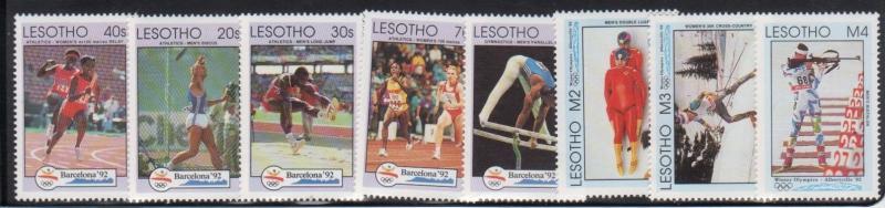 Lesotho 917-24 Olympic Sports Mint NH