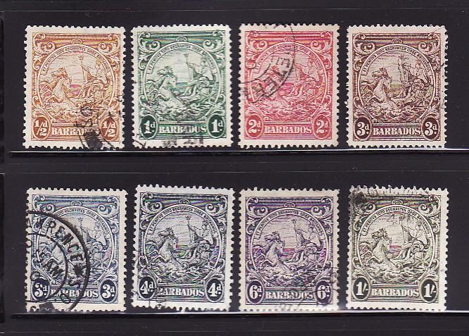 Barbados 193A, 194A, 195B, 197, 197A, 198, 199, 200 U