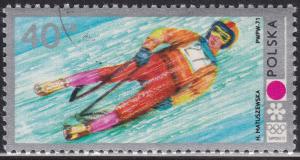 Poland 1871 Olympic Luge, Sapporo '72 40Gr 1972