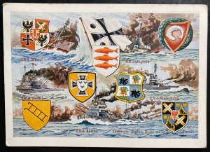 1934 Kiel Germany Picture Postcard Cover Panzer Cruisers At War