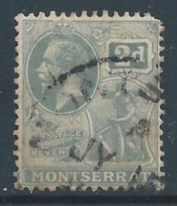 Montserrat #61 Used 2p King George V - Wmk. 4