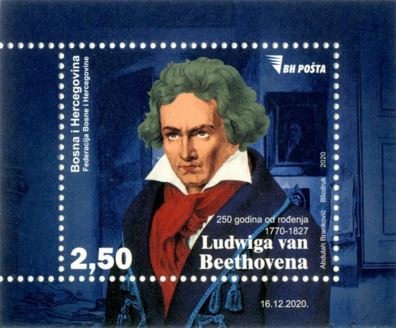 BOSNIA&HERZEGOVINA / 2020 - Ludwig van Beethoven, MNH 