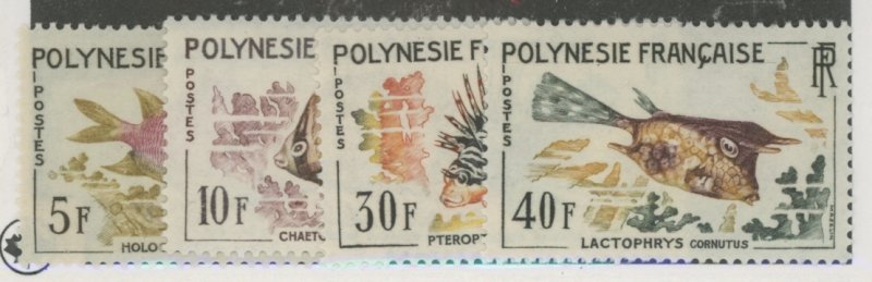 French Polynesia #199-202 Unused Single (Complete Set)