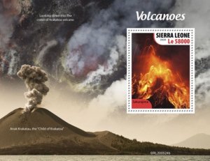 Sierra Leone - 2020 Sakurajima Volcano - Stamp Souvenir Sheet - SRL200524b