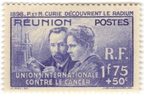 Reunion #B4 Curie issue MH ? CV $13.50