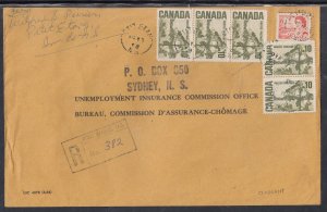 Canada - Nov 1968 Petit Etang, NS Registered Domestic Cover