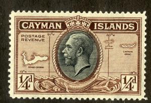 CAYMAN ISLANDS 85 MH SCV $0.60 BIN $0.30 ROYALTY