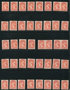 Canada Revenue FB18-FB27 Federal Bill Stamp Plate Proof Wholesale Lot