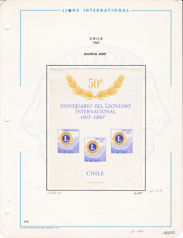 LIONS CLUB International Collection on Pages  Mounted Sets & Souvenir Sheets VF