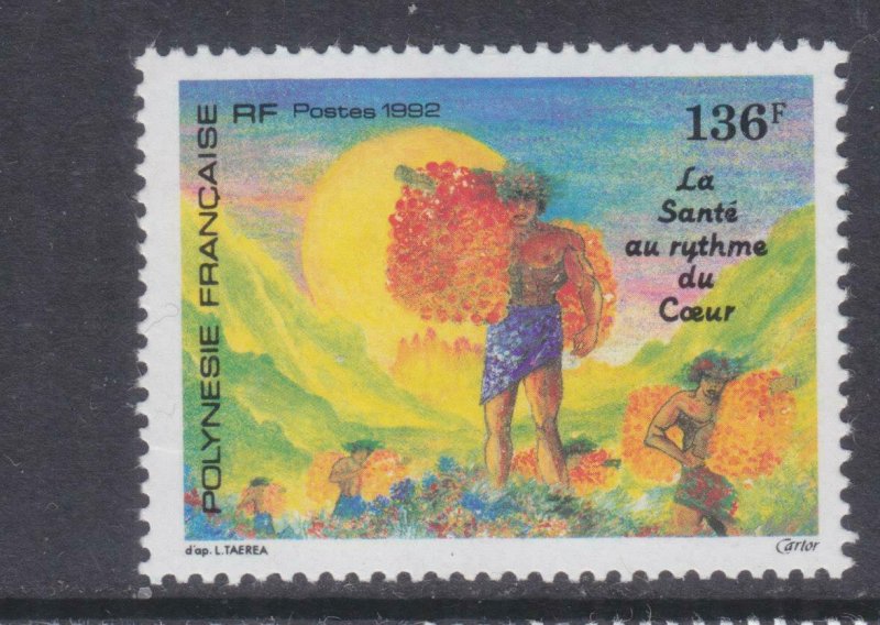 FRENCH POLYNESIA, 1992 World Health Day 136f., mnh.