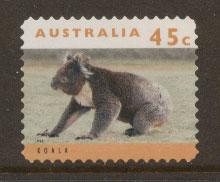 Australia SG 1463  VFU  Booklet self adhesive