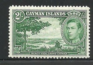 Album Treasures Cayman Is Scott # 109 2sh George VI Beach View MH-