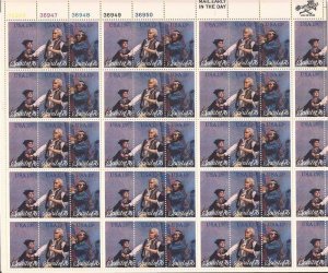 US Stamp - 1976 Spirit of '76 - 50 Stamp Sheet - Scott #1629-31