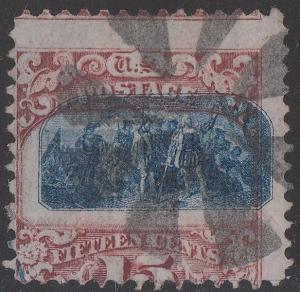 #119 VAR.15¢ LANDING OF COLUMBUS MAJOR COLOR SHIFT ERROR HV7248