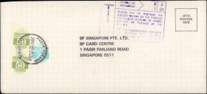 Singapore, Postage Due