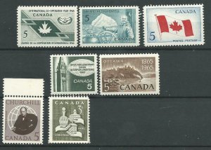 Can #437-443   Mint VF  VF 1968 PD