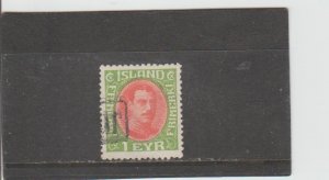 Iceland  Scott#  176  Used w/ Revenue Cancel (1931 Christian X)