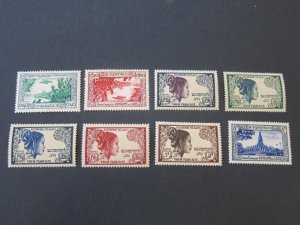 Laos 1951 Sc 1-2,4,8,10,12,15-6 MNG