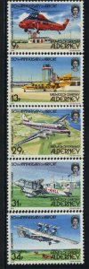 Alderney MNH Sc 18-22