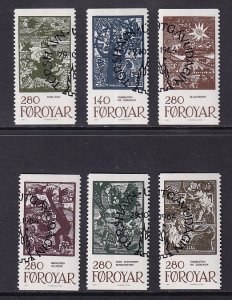 Faroe Islands  #115-120  cancelled  1984  fairy tales