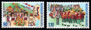 Liechtenstein # 1117 - 1118 MNH