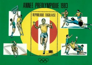 Togo 1983 - Pre-Olympic Year - Souvenir Sheet - Scott C485 - MNH