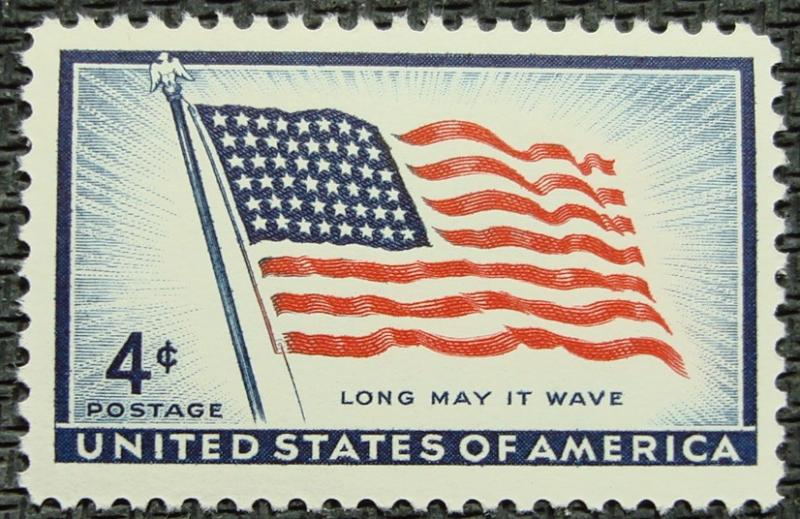 US #1094 MNH Single, American Flag, SCV $.25 L12