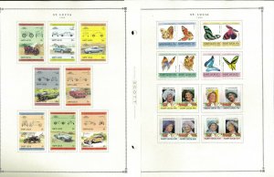 St.Lucia 1946-1999 Mint (6 used) Hinged on Scott International Pages