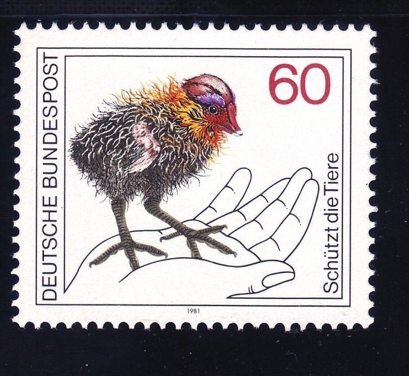 Germany 1355 MNH 1981 Wildlife Protection Issue Very Fine