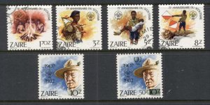 Zaire 1982 Scouting Year, Baden Powell + surch FU