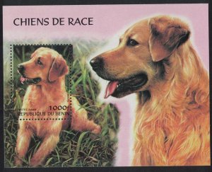 Benin Dogs MS 2000 MNH MI#Block 56