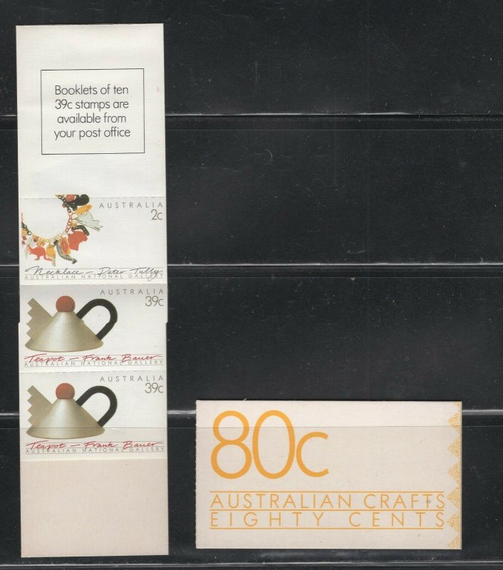 Australia #1097a (1988 80 cent Contemporary Art booklet) VFMNH CV $6.75