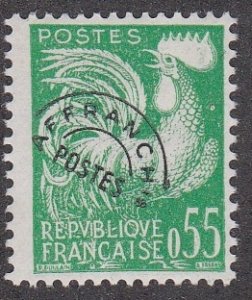 France # 955, Gallic Cock - Precancel, Mint Hinged, 1/3 Cat.