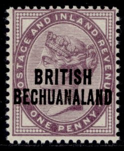 BRITISH BECHUANALAND QV SG33, 1d lilac, NH MINT.