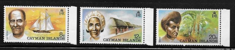 Cayman islands 1974 Sea Captain Weaver Farmer MNH