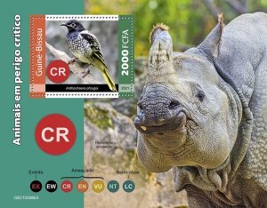 Guinea-Bissau - 2021 Critically Endangered Species - Souvenir Sheet - GB210506b3