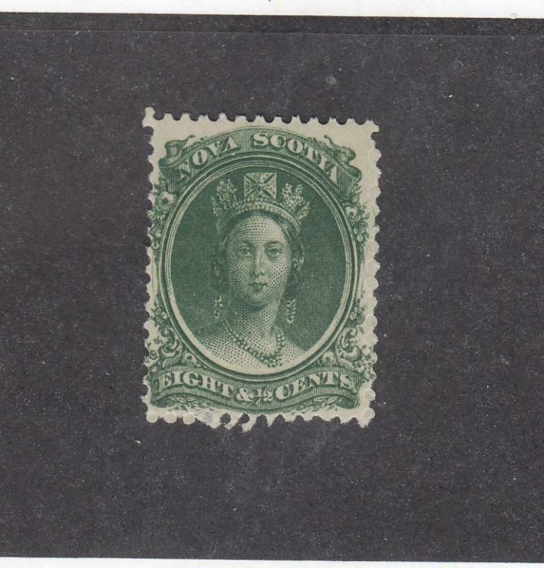 NOVA SCOTIA (MK4554)  # 11  FVF-MNH  8 1/2cts  QUEEN VICTORIA /GRN CAT VALUE $30