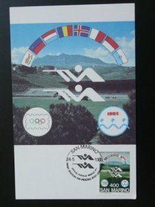 olympic games small states of Europe shooting sport maximum card San Marino
