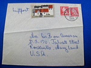 DENMARK  -  1962 to 1971  -  LOT OF 6 FDCs      (ggc59)