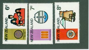 NEW ZEALAND 593-5 MH BIN $0.75