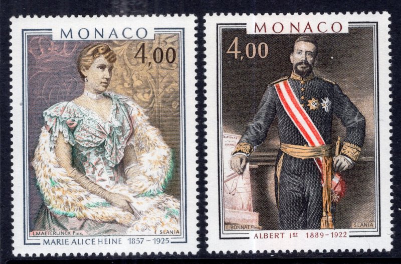 Monaco 1255-1256 MNH VF